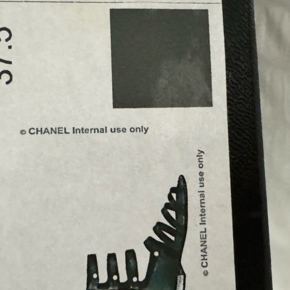 Black high top Chanel sandals like new only wore once - Picture 7 of 8
